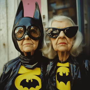 "Bat-Gran and Sidekick"