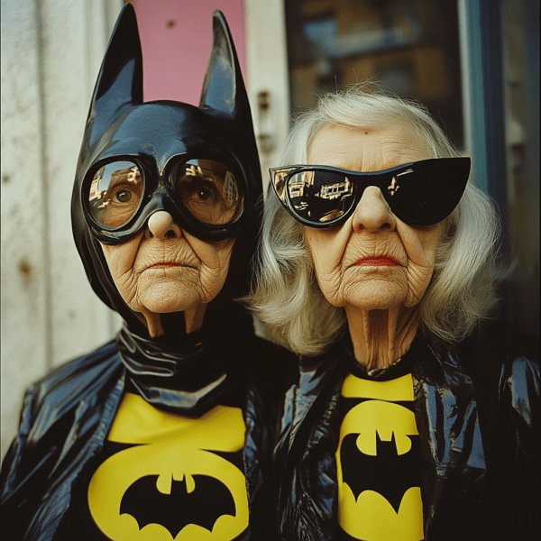 "Bat-Gran and Sidekick"